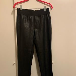 BNWT STELLA MCCARTNEY- vegan leather leggings.